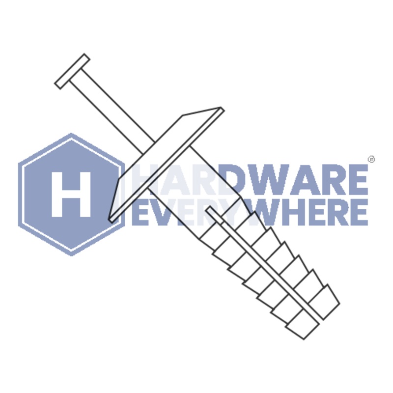 1/4 x 1 PLASTIC DRIVE-PIN ANCHORS / Truss / Nylon FUL163378753508