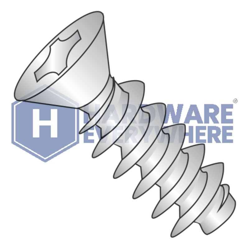 M3.5 x 16 METRIC THREAD FORMING SCREWS / Phillips / Flat Head / A2 Stainless / Plain