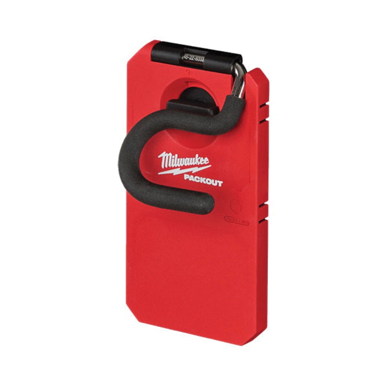 Milwaukee PACKOUT 48-22-8333 S-Hook, 25 lb Tool, 2 in L, 3-3/4 in W, 8 in H, Metal/Rubber