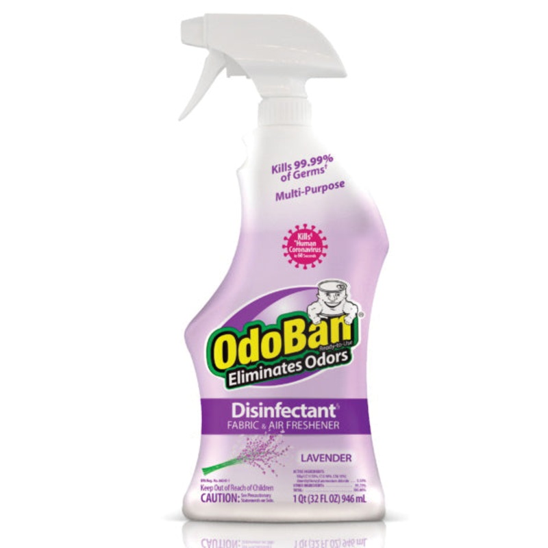 OdoBan 910101-Q6 Disinfectant, 1 qt, Liquid, Ready-to-Use
