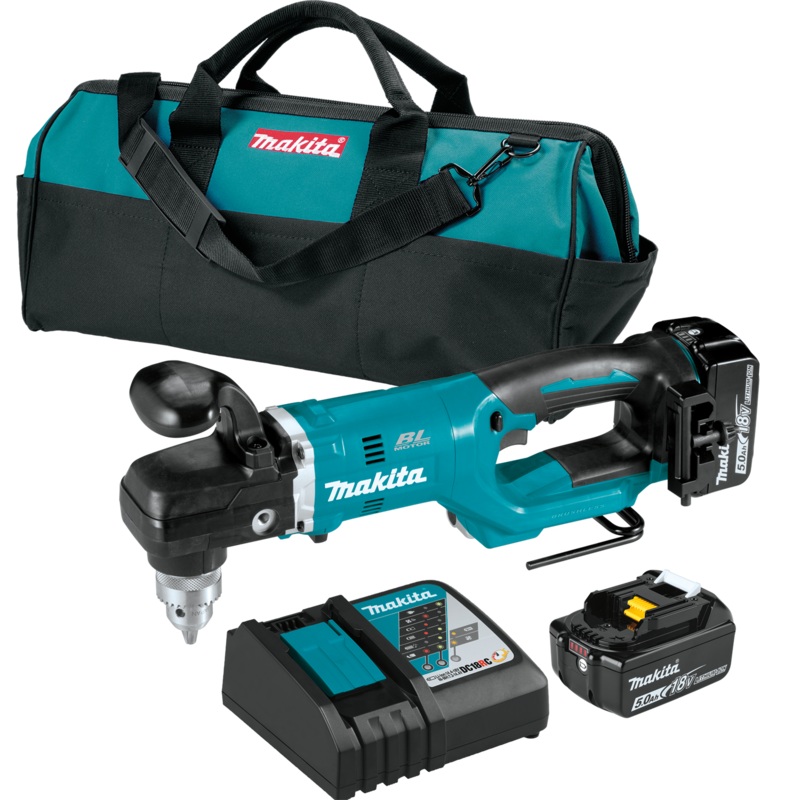 MAKITA 18V LXT 1/2" Right Angle Drill Kit