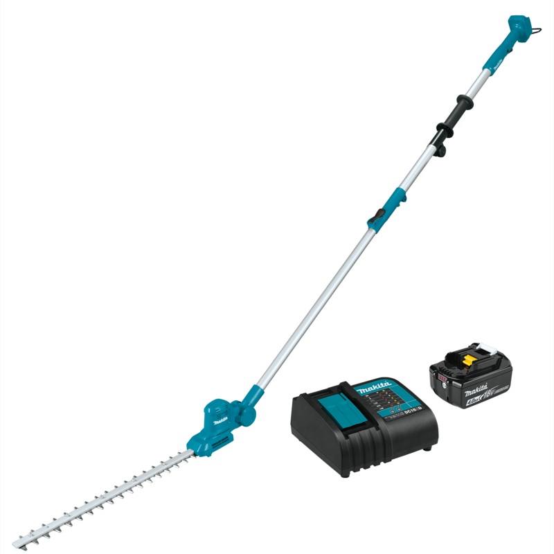 MAKITA 18V LXT 18" Telescoping Articulating Pole Hedge Trimmer Kit