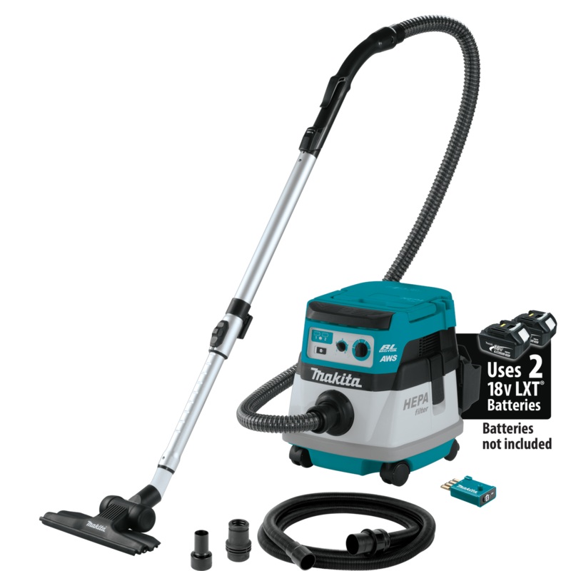 MAKITA 36V (18V X2) LXT 2.1 Gallon HEPA Filter Dry Dust Extractor/Vacuum (Tool Only)