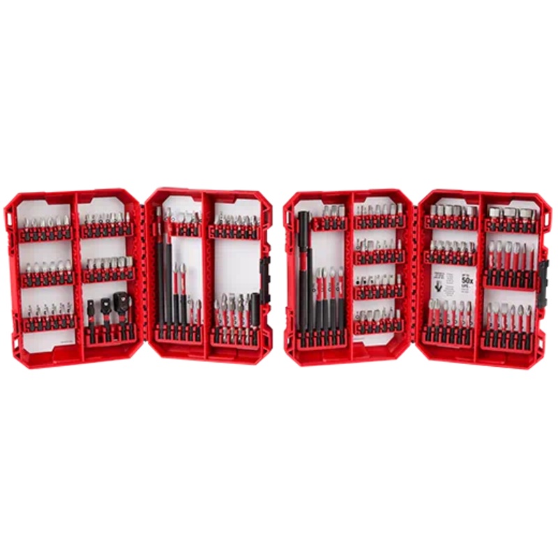MILWAUKEE 124 PC. SHOCKWAVE IMPACT DUTY Driver Bit Auto Set