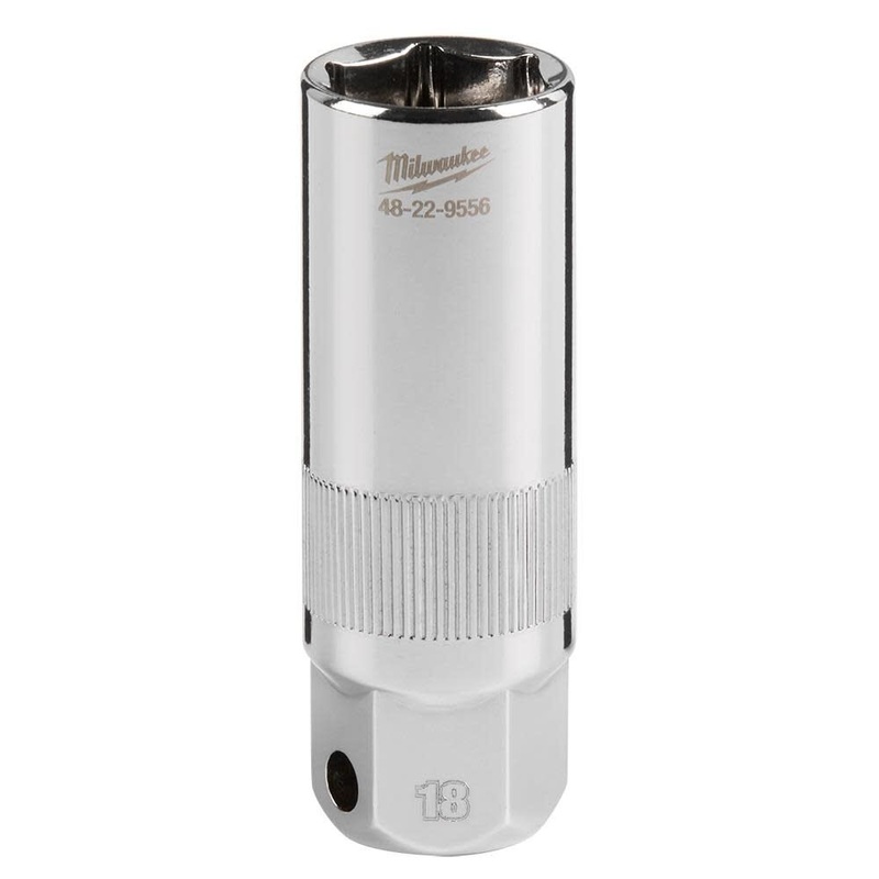 MILWAUKEE 3/8" Drive 18 mm Spark Plug Socket