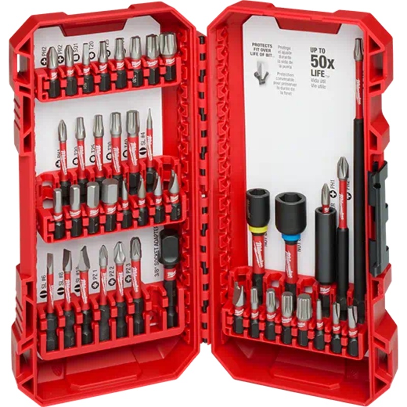 MILWAUKEE 43 PC. SHOCKWAVE IMPACT DUTY Driver Bit Auto Set