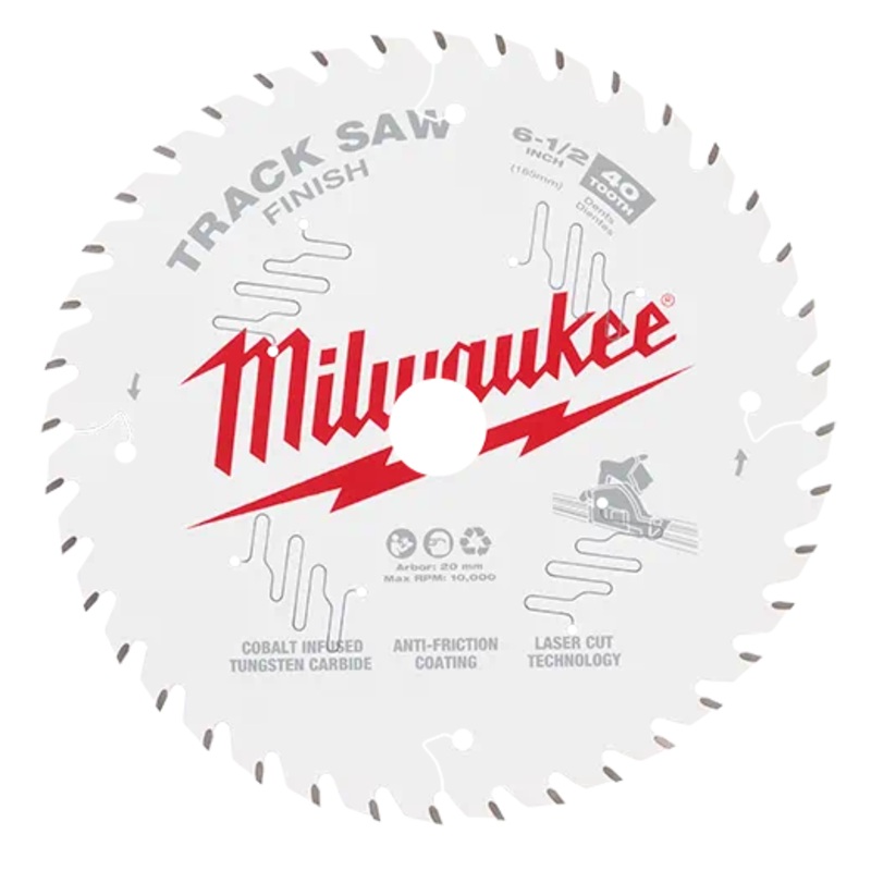 MILWAUKEE 6-1/2" 40T Track Saw Blade