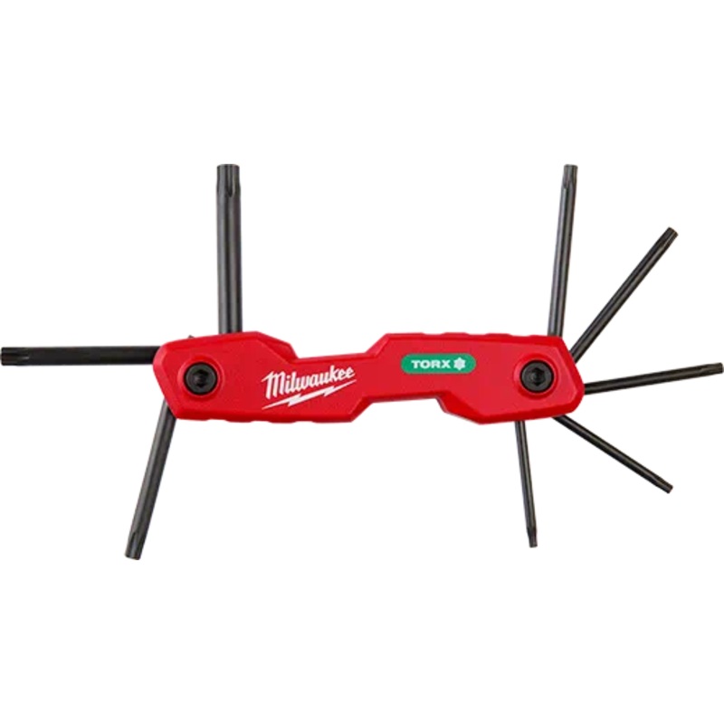 MILWAUKEE 8-Key Folding Hex Key Set - Torx
