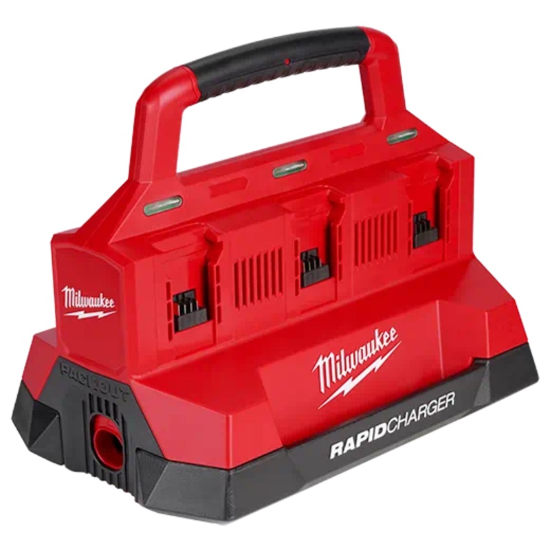 MILWAUKEE M18 PACKOUT Six Bay Rapid Charger