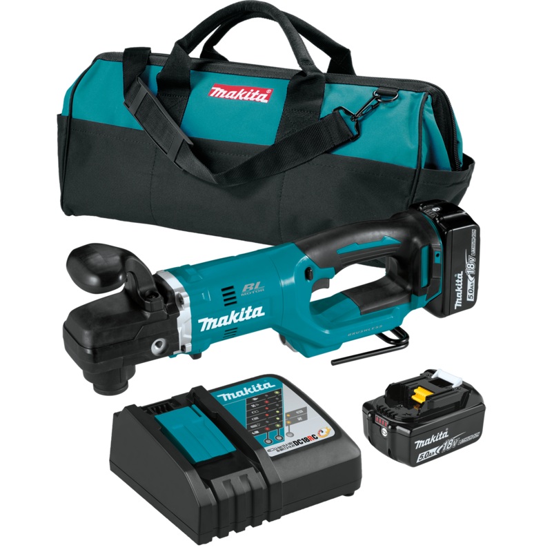 MAKITA 18V LXT 7/16" Hex Right Angle Drill Kit