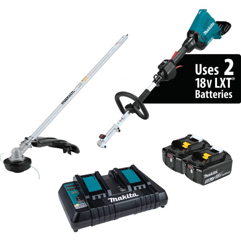 MAKITA 36V (18V X2) LXT Couple Shaft Power Head w/ String Trimmer Attachment Kit