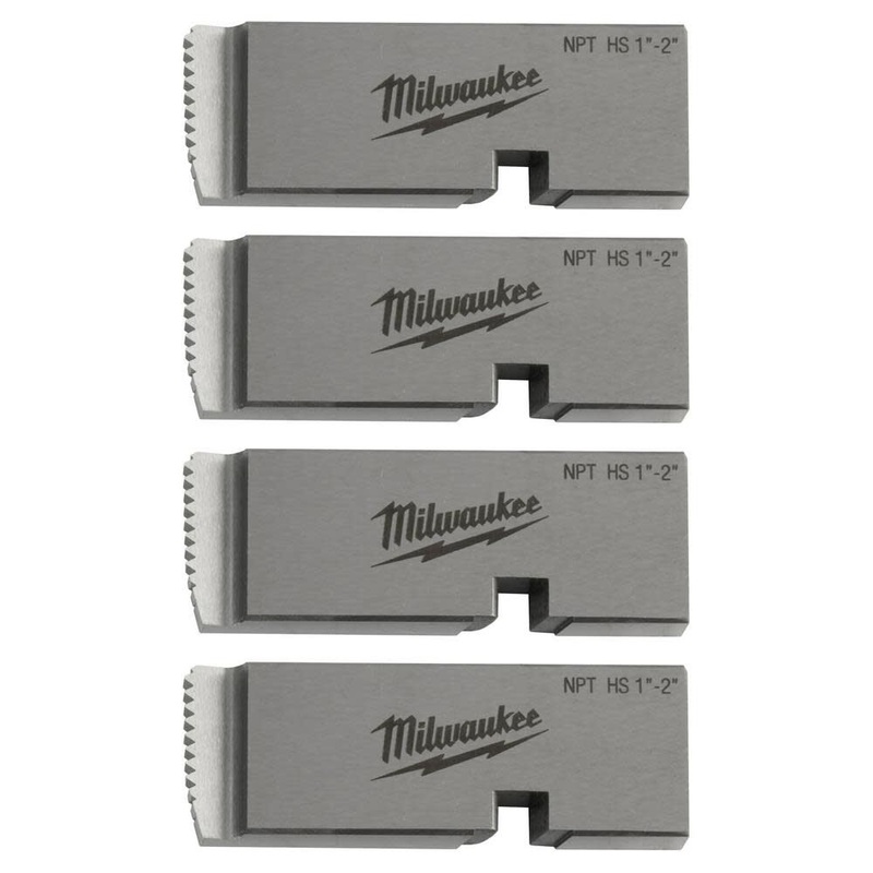 MILWAUKEE 1"-2" HIGH SPEED NPT Universal Pipe Threading Dies
