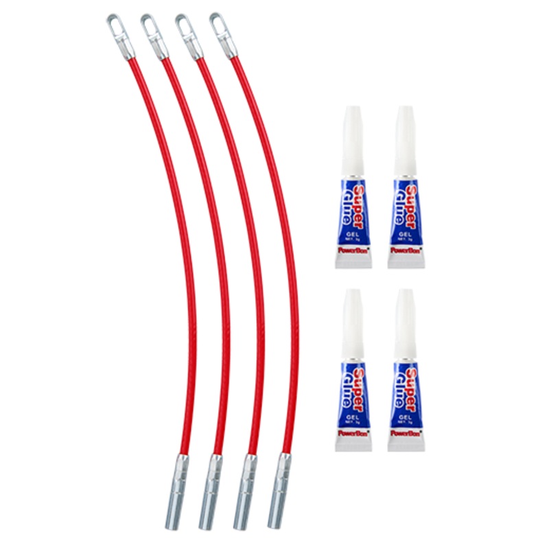 MILWAUKEE Polyester Fish Tape Replacement Flexible Metal Leader (4 PACK)
