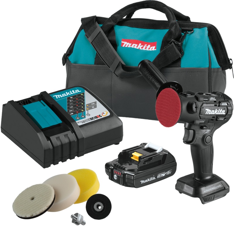 MAKITA 18V LXT SubCompact 3" Polisher / 2" Sander Kit