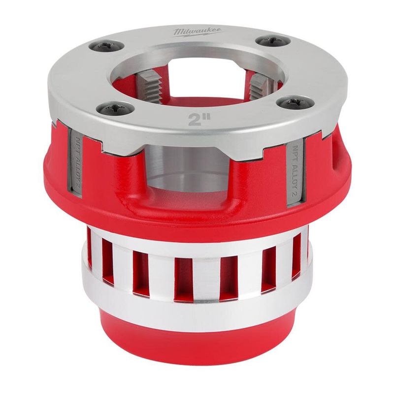 MILWAUKEE 2" ALLOY NPT Portable Pipe Threading Forged Aluminum Die Head