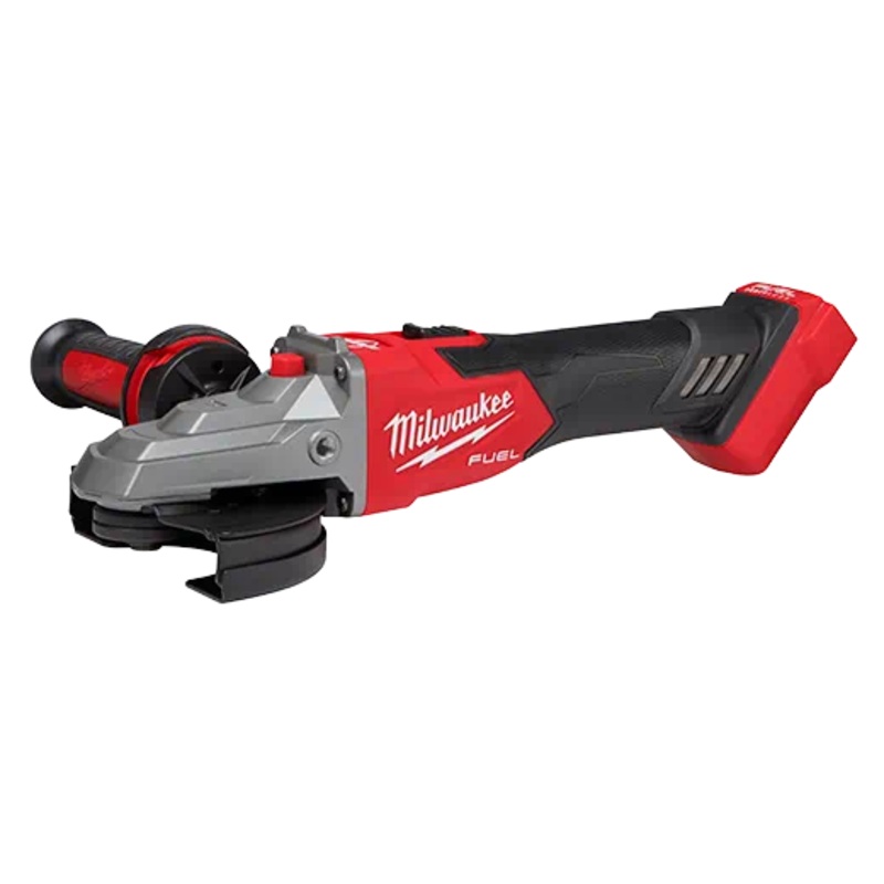 MILWAUKEE M18 FUEL 5" Flathead Braking Grinder w/ Slide Lock-On Switch (Tool Only)