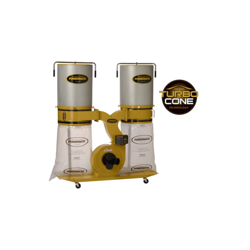 POWERMATIC 2-Micron Canister Dust Collector 3HP 3PH 230/460V | PM1900TX-CK3