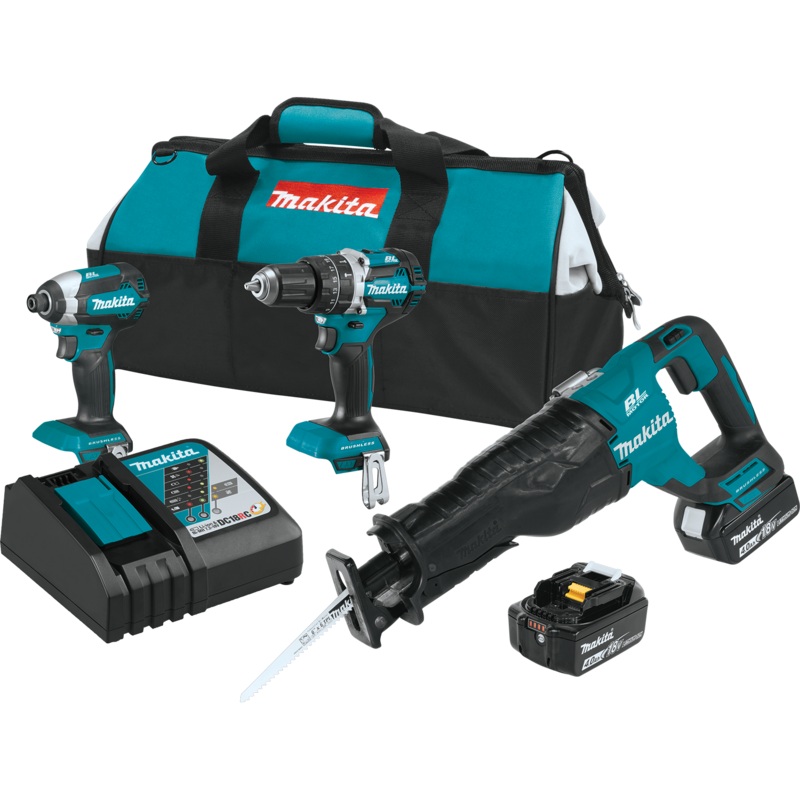 MAKITA 18V LXT 3 PC. Combo Kit