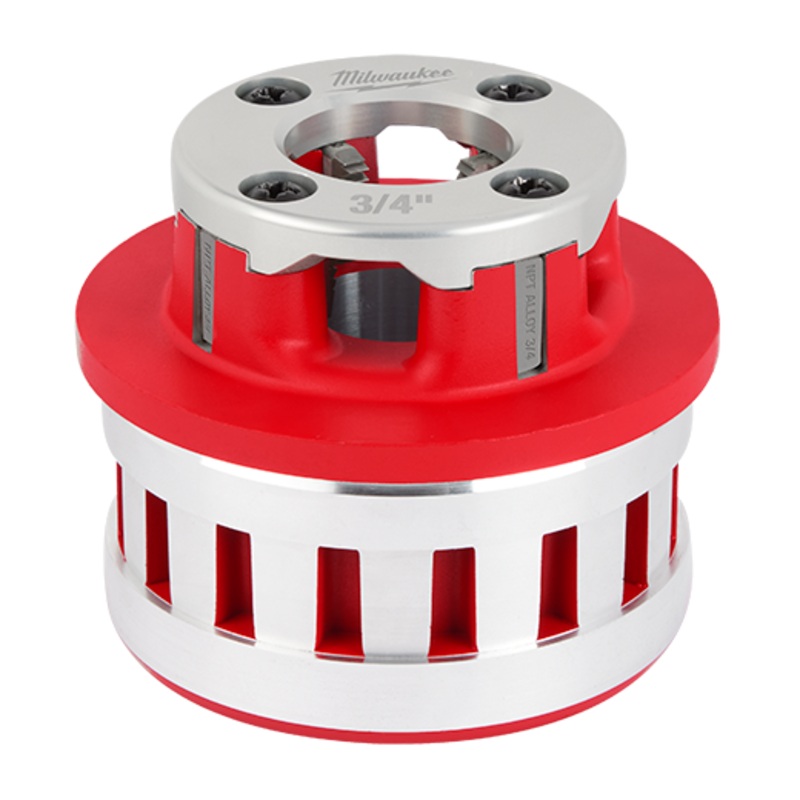 MILWAUKEE 3/4" ALLOY NPT Portable Pipe Threading Forged Aluminum Die Head