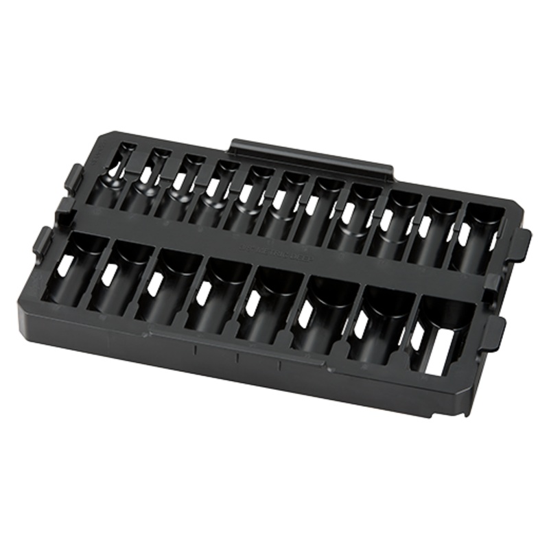 MILWAUKEE Impact Socket 3/8" Dr 19PC MM TRAY ONLY