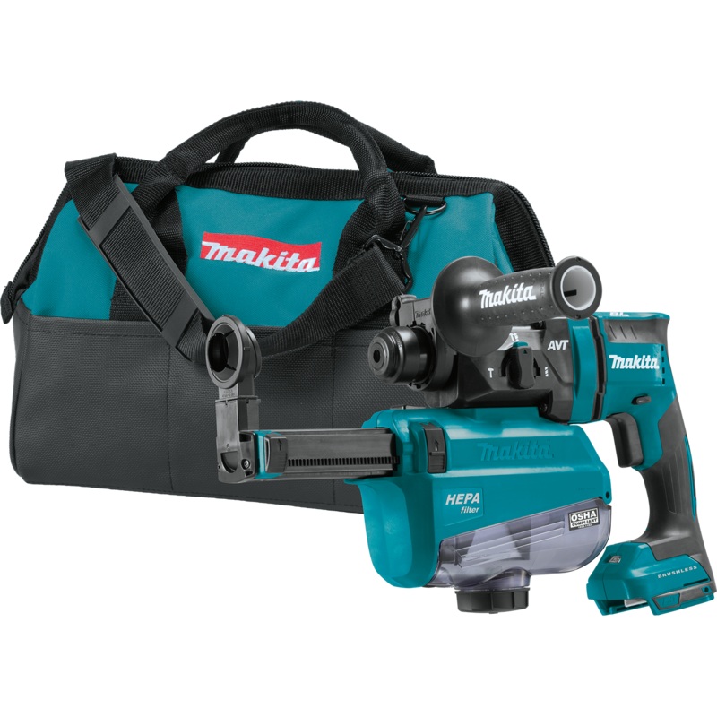MAKITA 18V LXT 11/16" SDSPLUS AVT Rotary Hammer w/ HEPA Dust Extractor (Tool Only)