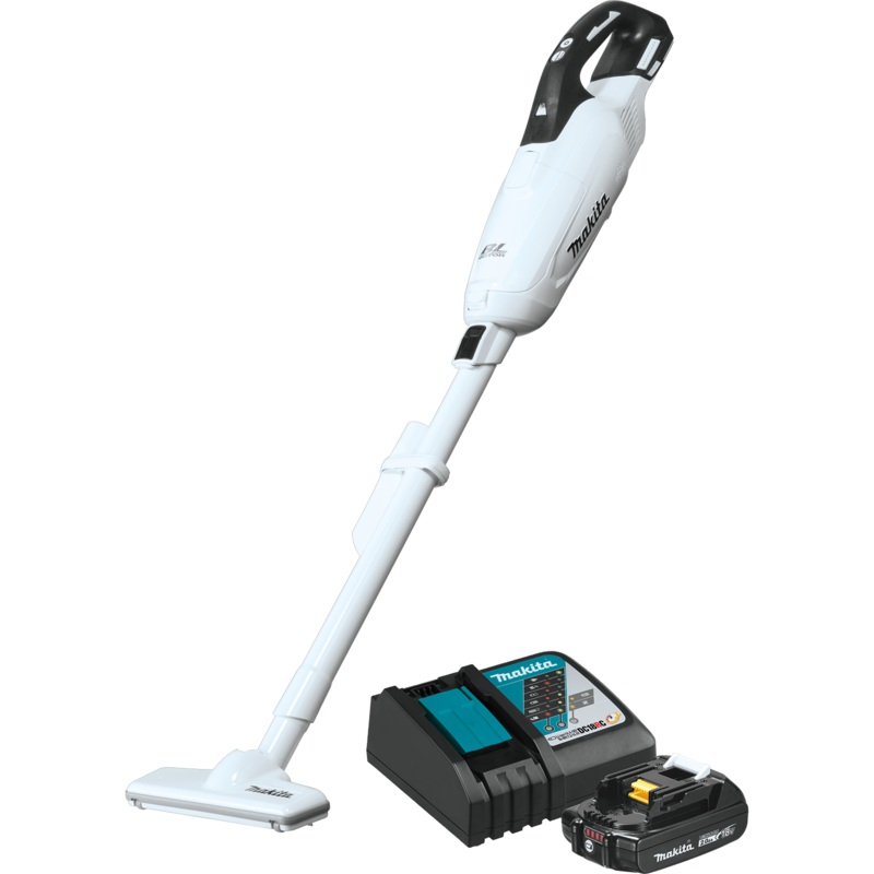 MAKITA 18V LXT Compact 3Speed Vacuum, w/ Push Button & Dust Bag Kit