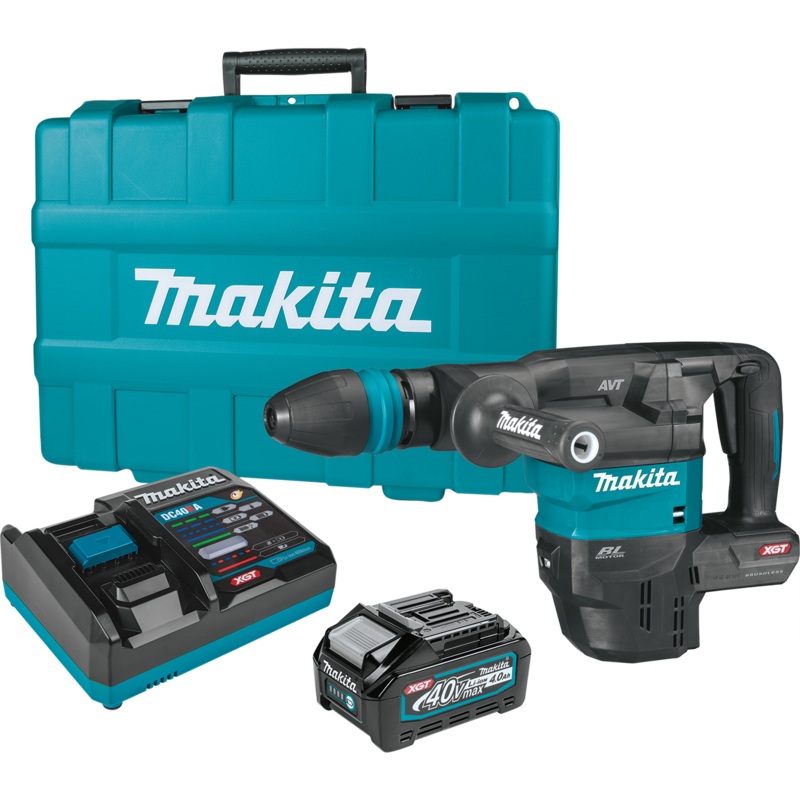 MAKITA 40V MAX XGT SDSMAX AVT Demolition Hammer Kit