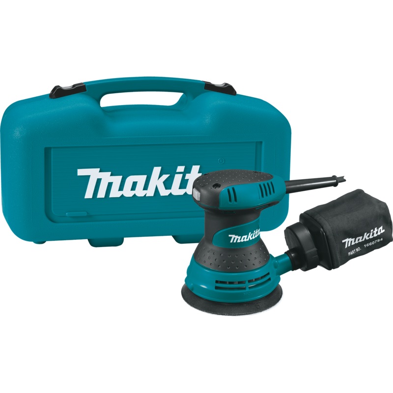MAKITA 5" Random Orbit Sander, w/ Tool Case