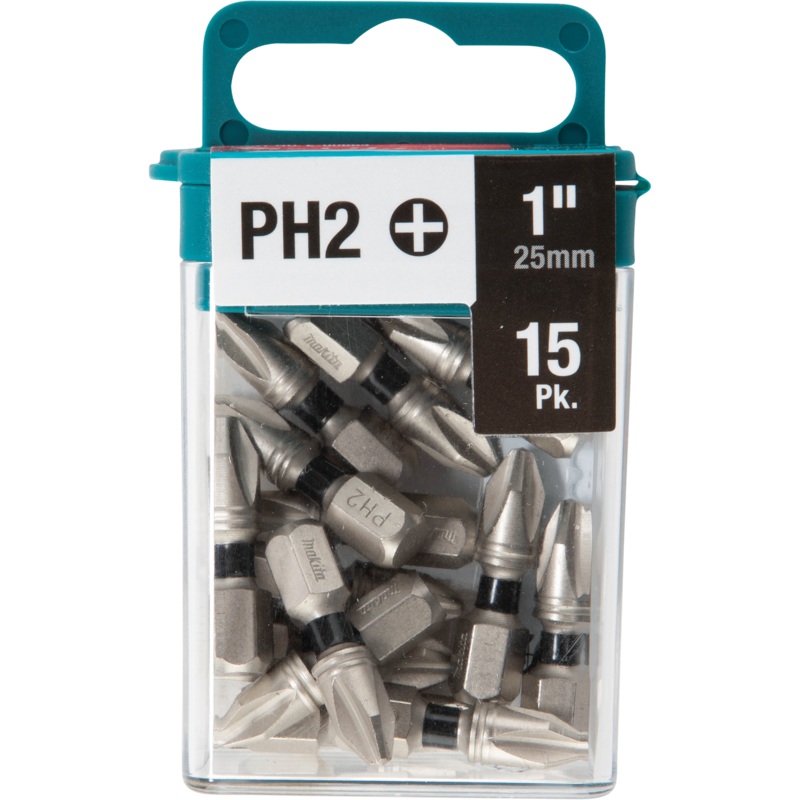 MAKITA IMPACT XPS #2 Phillips 1" Insert Bit (15 PACK)