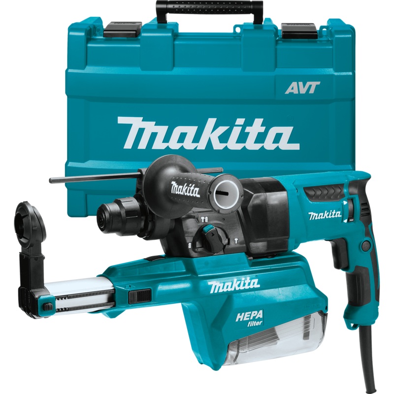 MAKITA 1" SDSPLUS AVT Rotary Hammer w/ HEPA Dust Extractor (PistolGrip)