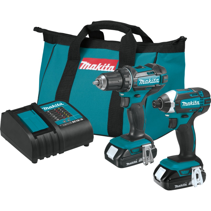 MAKITA 18V LXT Compact 2 PC. Combo Kit