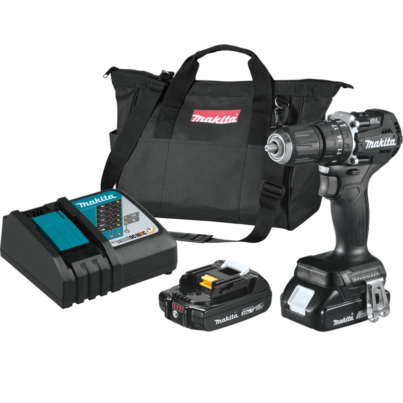 MAKITA 18V LXT SubCompact 1/2" Hammer DriverDrill Kit