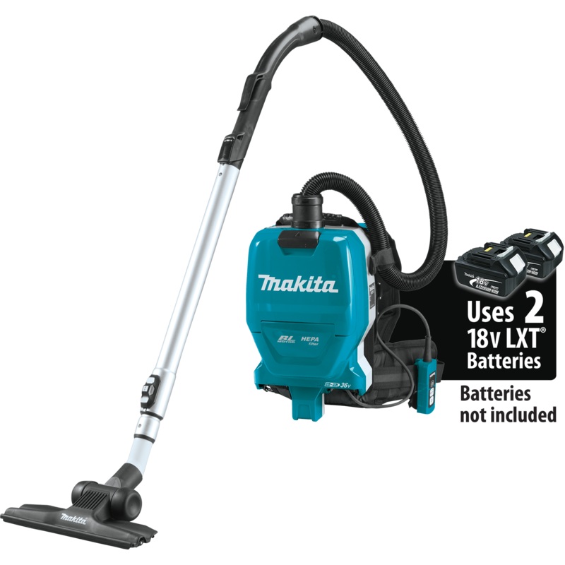 MAKITA 36V (18V X2) LXT 1/2 Gallon HEPA Filter Backpack Dry Vacuum (Tool Only)
