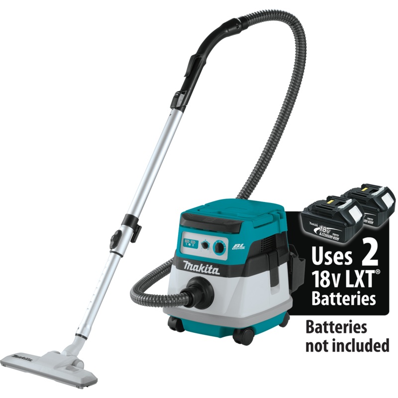 MAKITA 36V (18V X2) LXT 2.1 Gallon Wet/Dry Dust Extractor/Vacuum (Tool Only)