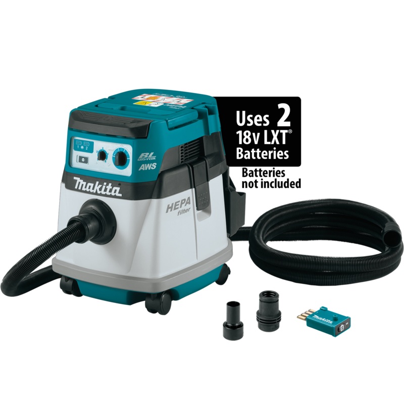 MAKITA 36V (18V X2) LXT 4 Gallon HEPA Filter Dry Dust Extractor/Vacuum (Tool Only)