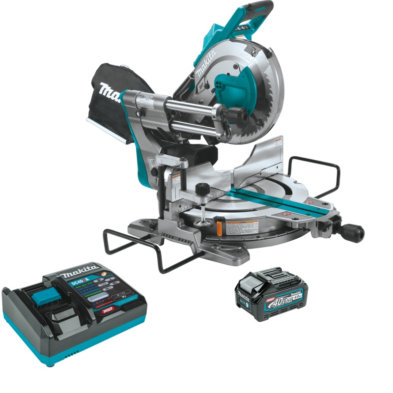 MAKITA 40V MAX XGT 10" DualBevel Sliding Compound Miter Saw Kit