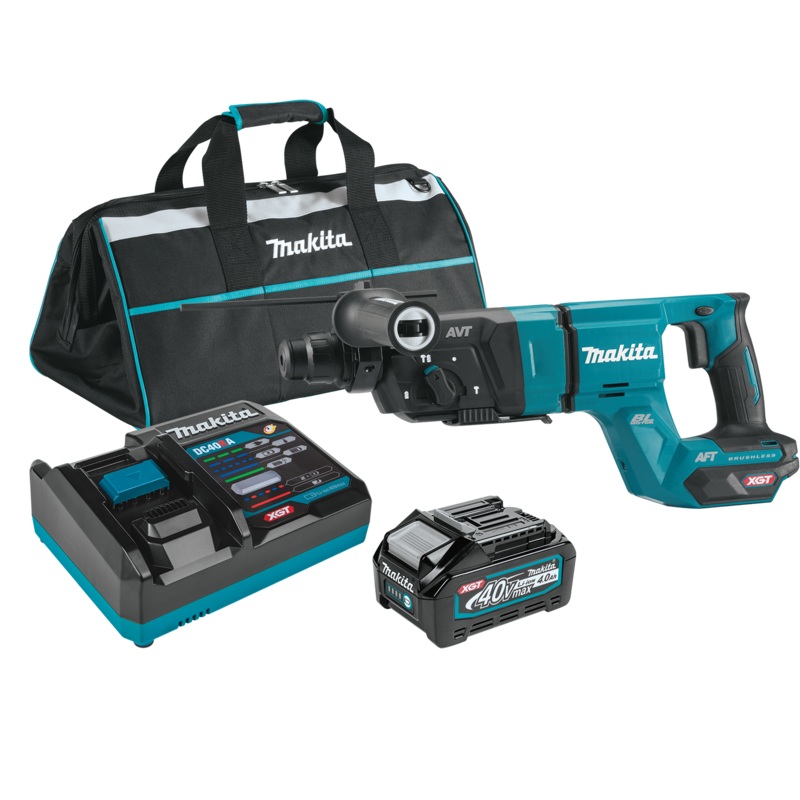 MAKITA 40V MAX XGT 11/8" SDSPLUS AVT Rotary Hammer (DHandle) Kit
