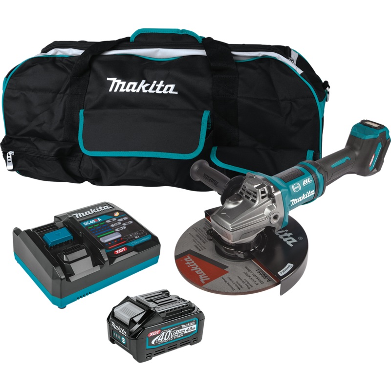 MAKITA 40V MAX XGT 7" / 9" Paddle Switch Angle Grinder w/ Electric Brake Kit