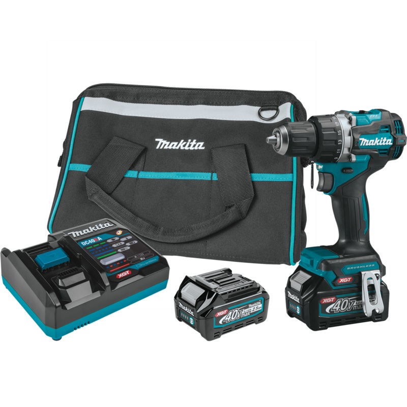 MAKITA 40V MAX XGT Compact 1/2" DriverDrill Kit