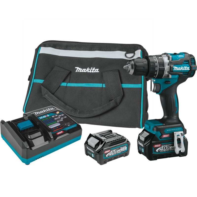 MAKITA 40V MAX XGT Compact 1/2" Hammer DriverDrill Kit