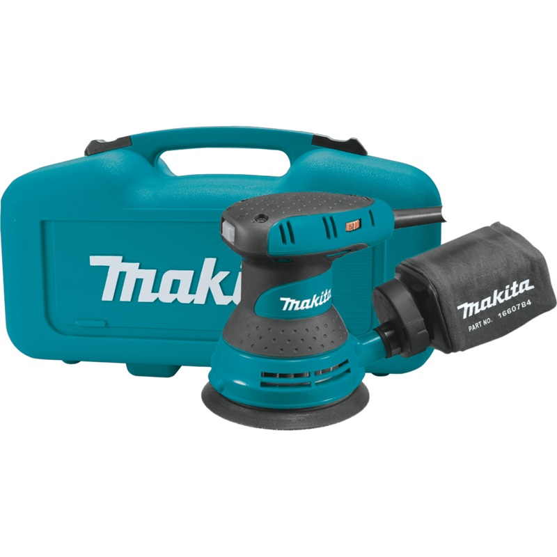 MAKITA 5" Random Orbit Sander, Variable Speed, w/ Tool Case
