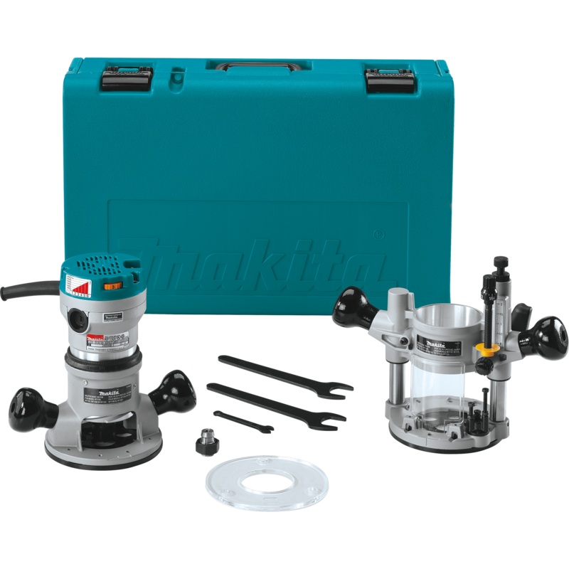 MAKITA 21/4 HP* Router Kit w/ Plunge Base