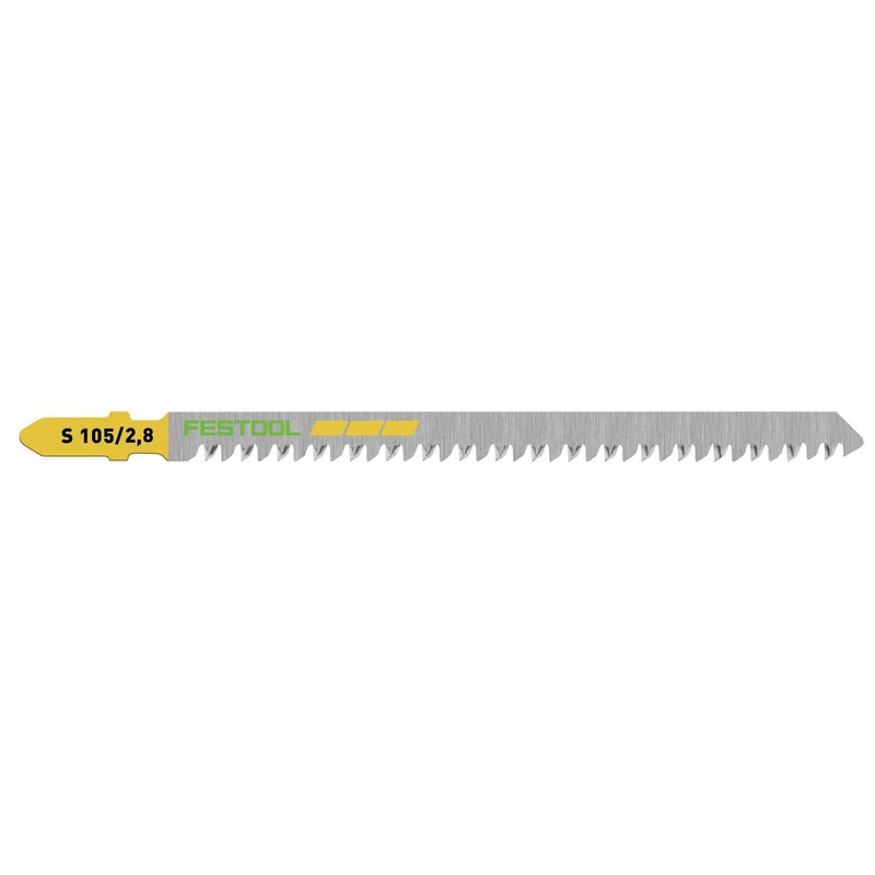 FESTOOL Jig Saw Blade WOOD STRAIGHT CUT S 105/2,8/5 (5 PACK)