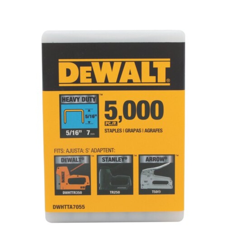 DEWALT 5/16" HEAVY DUTY STAPLES - 5000PK