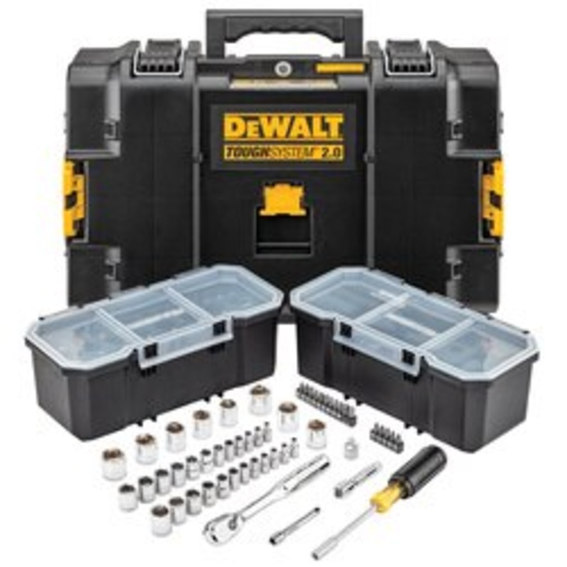 DEWALT 53 pc. Mechanics Tool Set with TOUGHSYSTEM 2.0 Toolbox