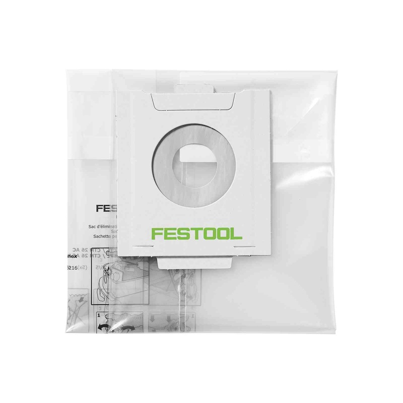 FESTOOL Disposable Dust Liners ENS-CT 36 AC/5 (5 PACK)