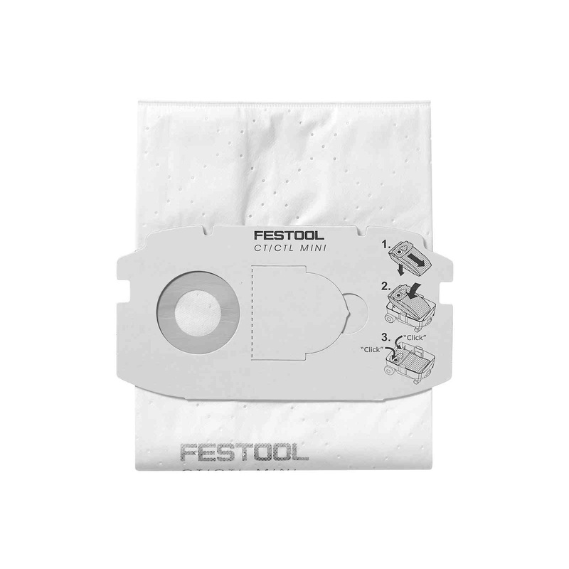 FESTOOL SELFCLEAN Filter Bag SC FIS-CT MINI/5 (5 PACK)