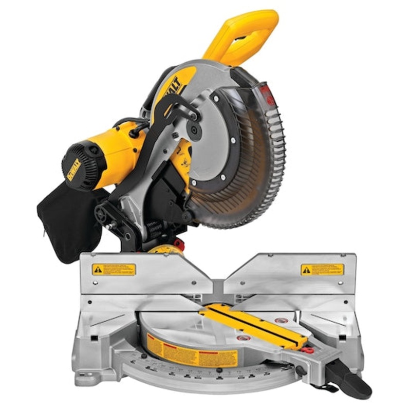 DEWALT 15 Amp 12 in. Double-Bevel Compound Miter Saw with CUTLINE Blade Positioning System