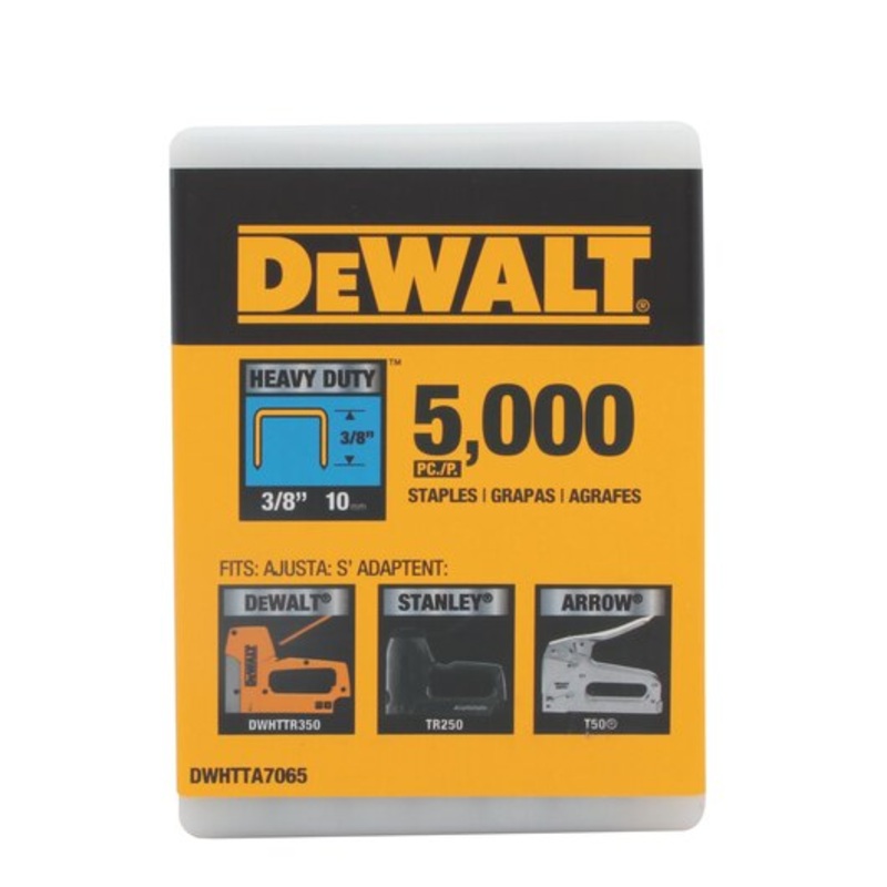 DEWALT 3/8" Heavy Duty Stapels - 5000PK