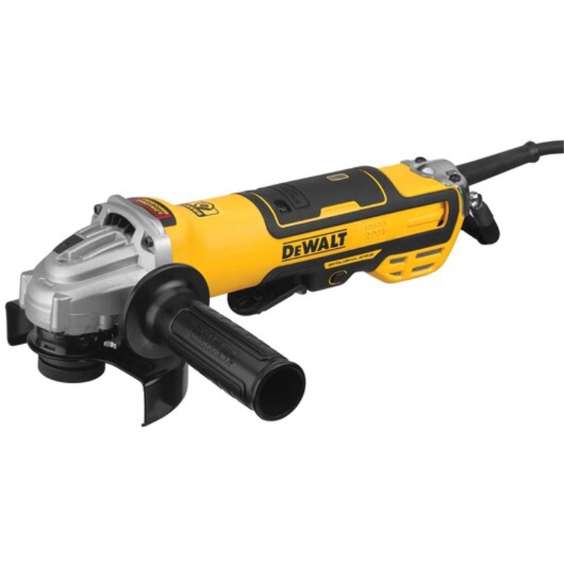 DEWALT 5 in. Brushless Paddle Switch Small Angle Grinder with Kickback Brake, No Lock-On